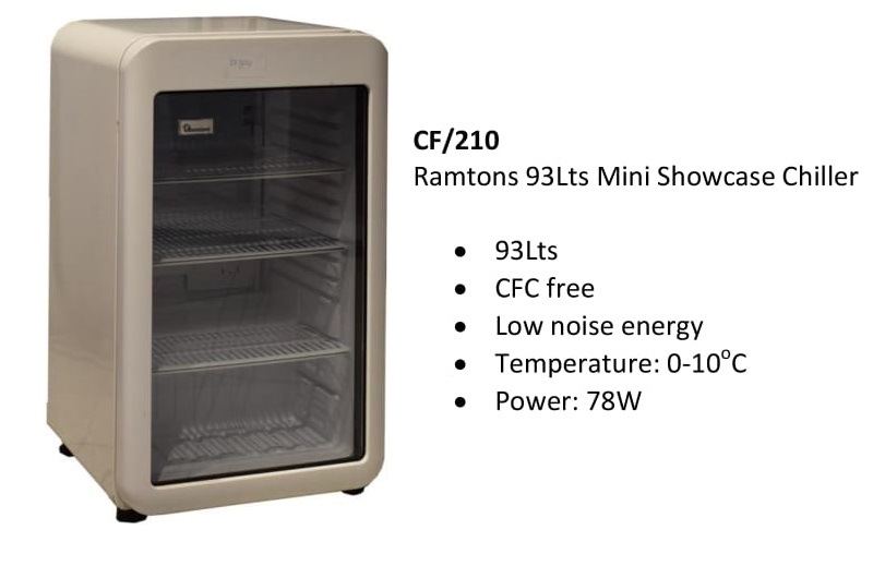 Ramtons 93Lts Mini Showcase Chiller