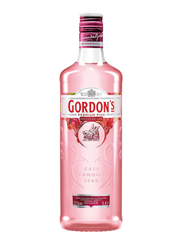 Gordons pink gin 1Ltr