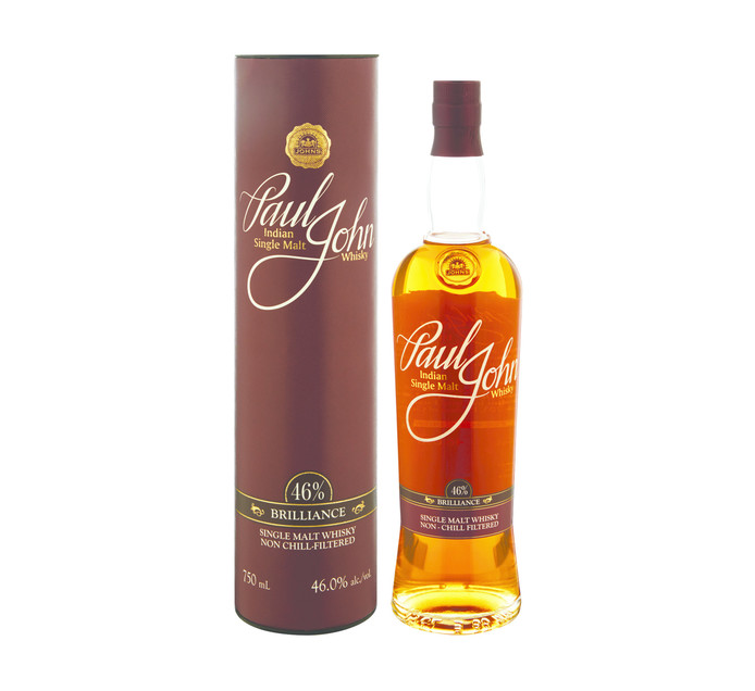 Paul John Indian Single Malt Whiskey -Brilliance 70Cl